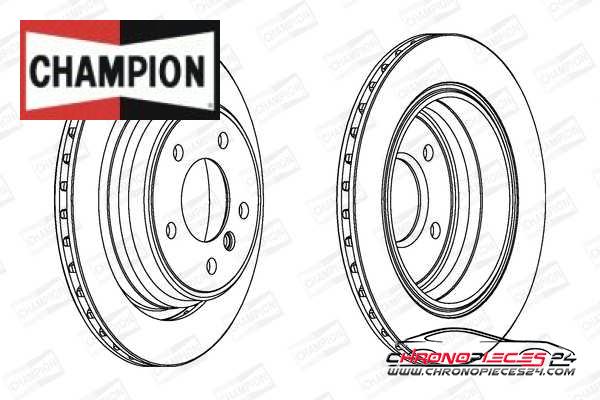 Achat de CHAMPION 562036CH Disque de frein pas chères