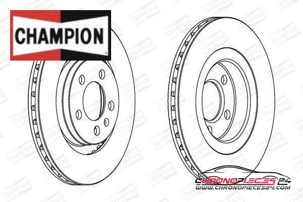 Achat de CHAMPION 562039CH Disque de frein pas chères