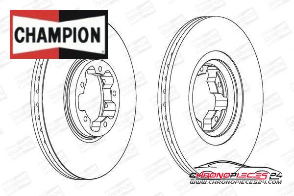 Achat de CHAMPION 562141CH Disque de frein pas chères