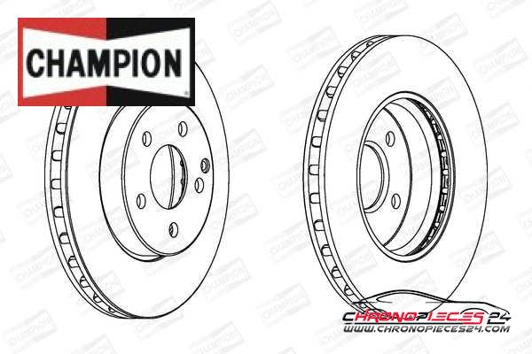 Achat de CHAMPION 562212CH Disque de frein pas chères