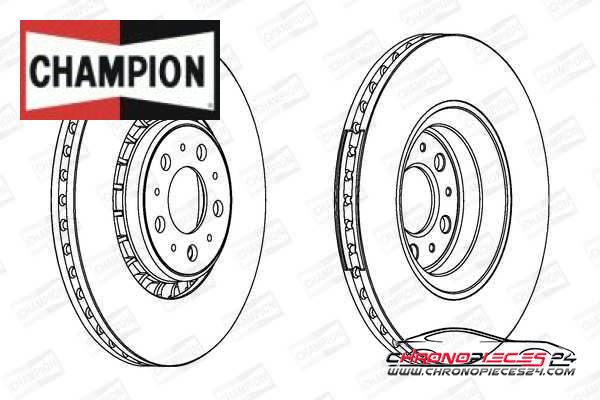 Achat de CHAMPION 562217CH-1 Disque de frein pas chères