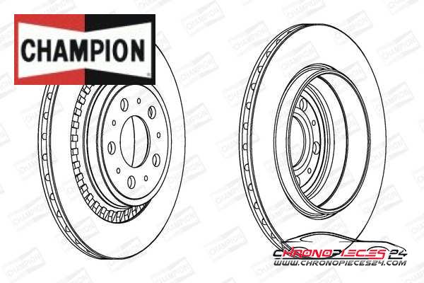 Achat de CHAMPION 562218CH Disque de frein pas chères