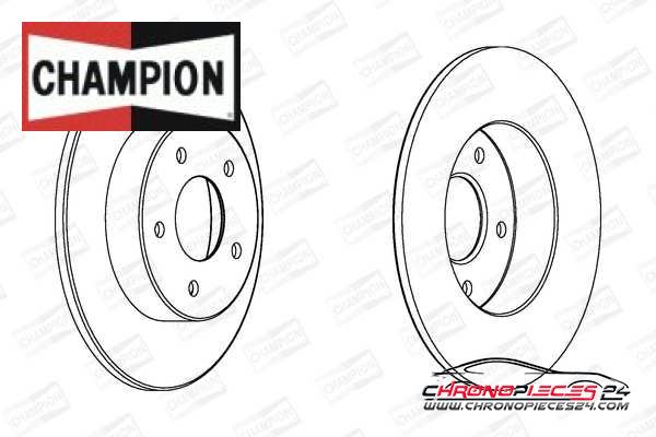 Achat de CHAMPION 562264CH Disque de frein pas chères