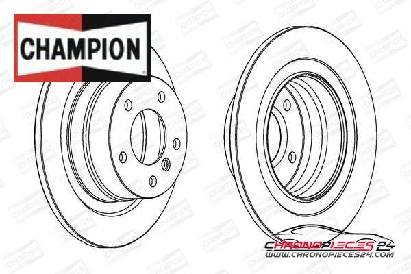 Achat de CHAMPION 562310CH Disque de frein pas chères