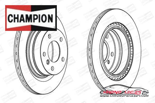 Achat de CHAMPION 562316CH Disque de frein pas chères