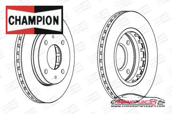 Achat de CHAMPION 562459CH Disque de frein pas chères