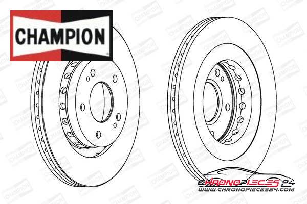 Achat de CHAMPION 562528CH Disque de frein pas chères