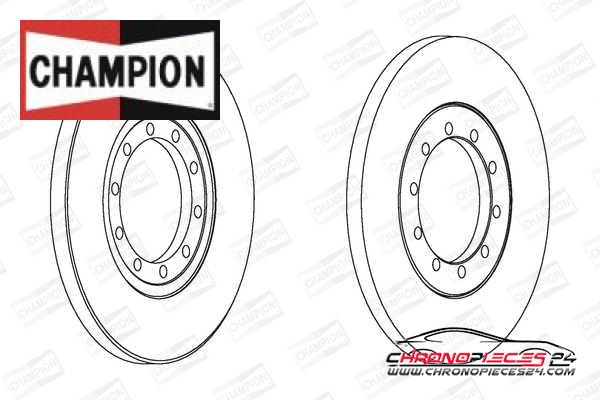 Achat de CHAMPION 562537CH Disque de frein pas chères