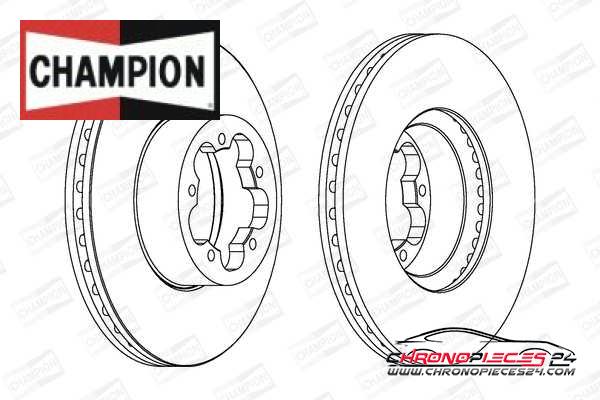 Achat de CHAMPION 562540CH Disque de frein pas chères