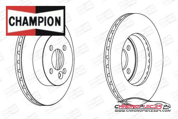 Achat de CHAMPION 562570CH Disque de frein pas chères