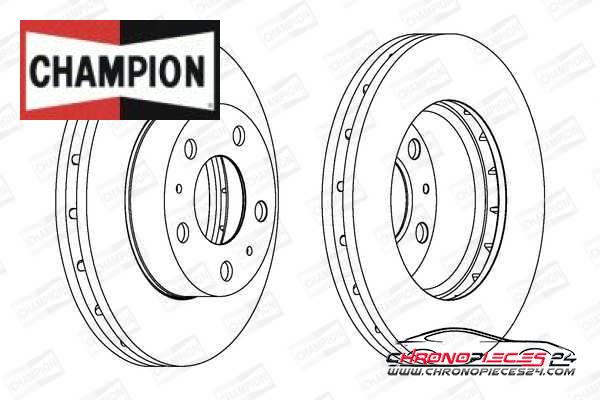 Achat de CHAMPION 562630CH-1 Disque de frein pas chères