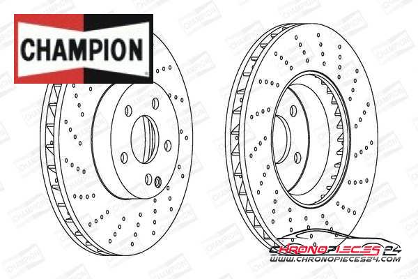 Achat de CHAMPION 562634CH-1 Disque de frein pas chères