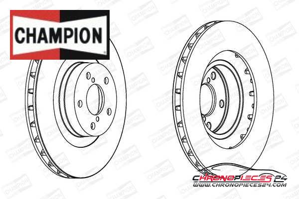 Achat de CHAMPION 562677CH Disque de frein pas chères