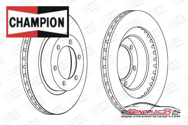 Achat de CHAMPION 562743CH Disque de frein pas chères
