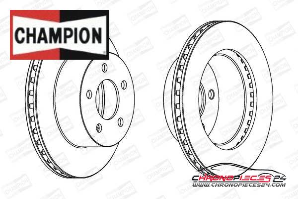 Achat de CHAMPION 562802CH Disque de frein pas chères