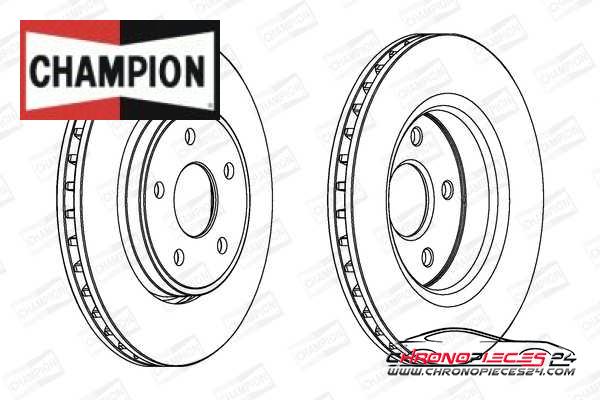 Achat de CHAMPION 562854CH-1 Disque de frein pas chères