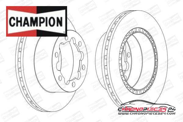 Achat de CHAMPION 569138CH Disque de frein pas chères