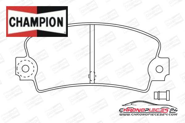 Achat de CHAMPION 571243CH Kit de plaquettes de frein, frein à disque pas chères