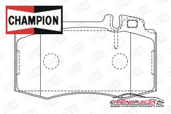 Achat de CHAMPION 571961CH Kit de plaquettes de frein, frein à disque pas chères