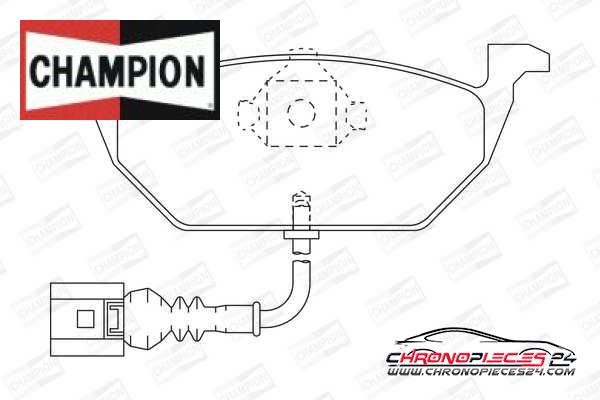 Achat de CHAMPION 571971CH Kit de plaquettes de frein, frein à disque pas chères