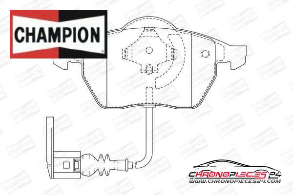 Achat de CHAMPION 571984CH Kit de plaquettes de frein, frein à disque pas chères