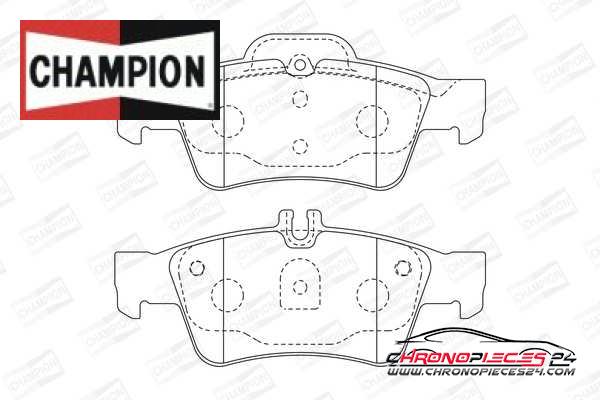 Achat de CHAMPION 571989CH Kit de plaquettes de frein, frein à disque pas chères