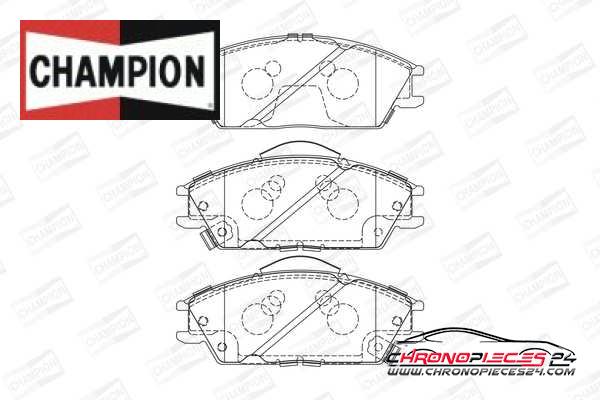 Achat de CHAMPION 572268CH Kit de plaquettes de frein, frein à disque pas chères