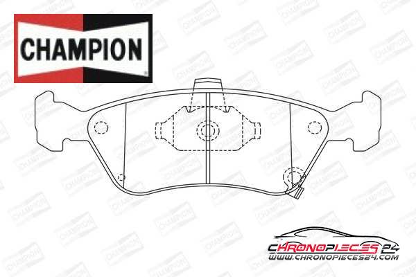 Achat de CHAMPION 572400CH Kit de plaquettes de frein, frein à disque pas chères