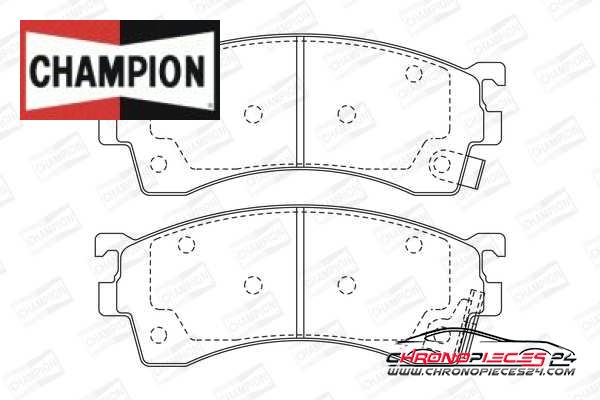 Achat de CHAMPION 572434CH Kit de plaquettes de frein, frein à disque pas chères