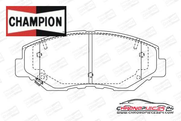 Achat de CHAMPION 572504CH Kit de plaquettes de frein, frein à disque pas chères