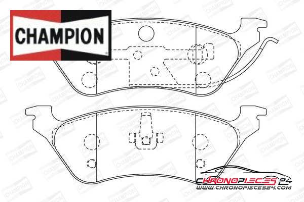 Achat de CHAMPION 572505CH Kit de plaquettes de frein, frein à disque pas chères