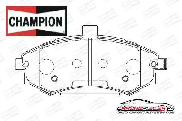 Achat de CHAMPION 572513CH Kit de plaquettes de frein, frein à disque pas chères