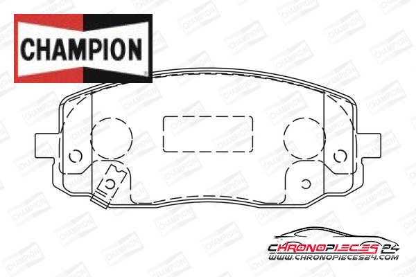 Achat de CHAMPION 572526CH Kit de plaquettes de frein, frein à disque pas chères