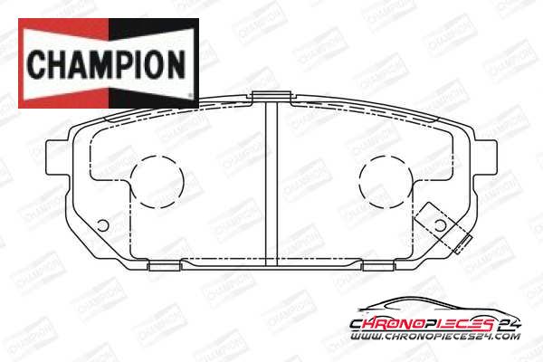 Achat de CHAMPION 572549CH Kit de plaquettes de frein, frein à disque pas chères