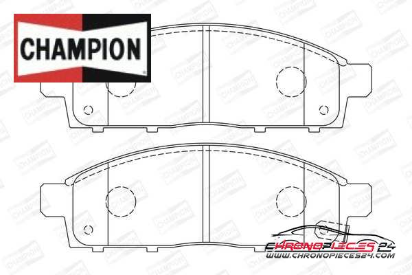 Achat de CHAMPION 572574CH Kit de plaquettes de frein, frein à disque pas chères