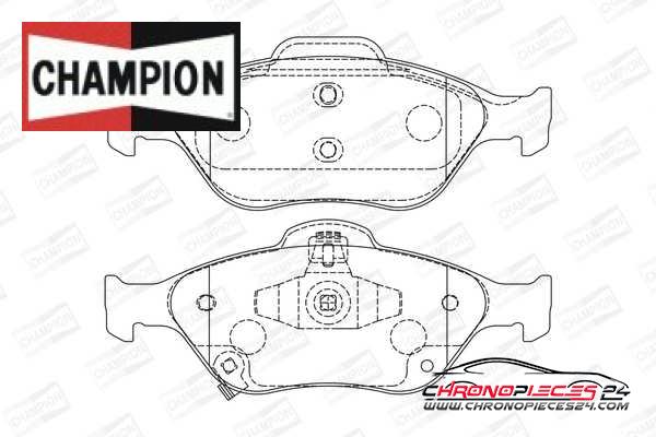 Achat de CHAMPION 572576CH Kit de plaquettes de frein, frein à disque pas chères