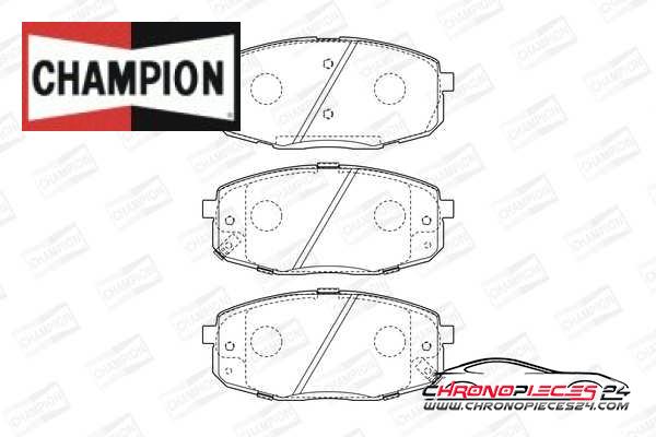 Achat de CHAMPION 572577CH Kit de plaquettes de frein, frein à disque pas chères