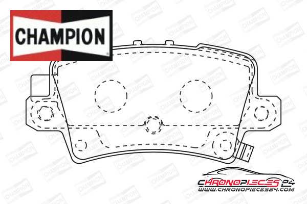 Achat de CHAMPION 572580CH Kit de plaquettes de frein, frein à disque pas chères