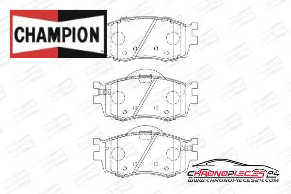 Achat de CHAMPION 572593CH Kit de plaquettes de frein, frein à disque pas chères