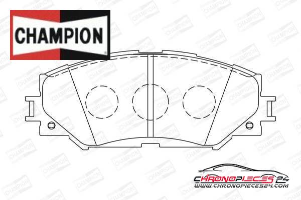 Achat de CHAMPION 572598CH Kit de plaquettes de frein, frein à disque pas chères