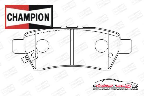 Achat de CHAMPION 572610CH Kit de plaquettes de frein, frein à disque pas chères