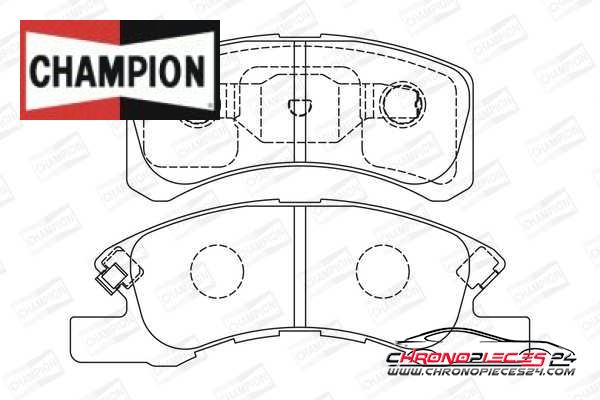 Achat de CHAMPION 572615CH Kit de plaquettes de frein, frein à disque pas chères