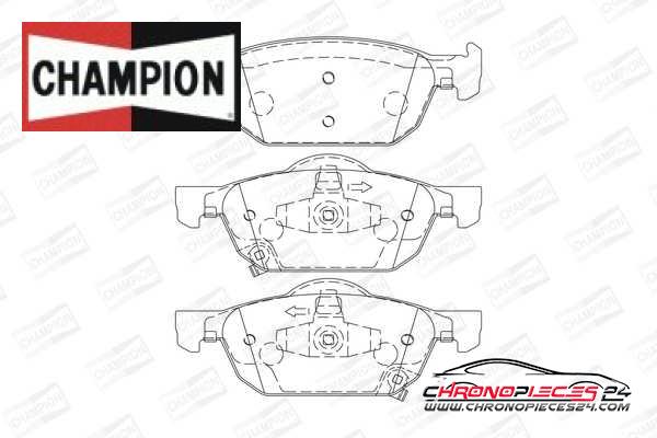 Achat de CHAMPION 572624CH Kit de plaquettes de frein, frein à disque pas chères