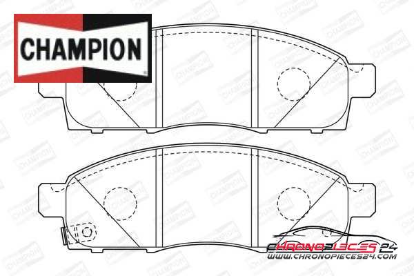 Achat de CHAMPION 572646CH Kit de plaquettes de frein, frein à disque pas chères