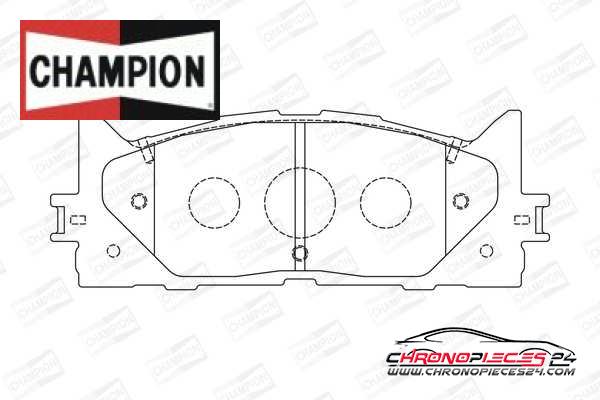 Achat de CHAMPION 572651CH Kit de plaquettes de frein, frein à disque pas chères