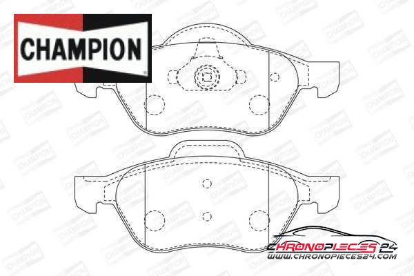 Achat de CHAMPION 573016CH Kit de plaquettes de frein, frein à disque pas chères