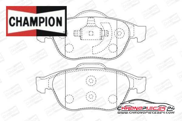 Achat de CHAMPION 573017CH Kit de plaquettes de frein, frein à disque pas chères