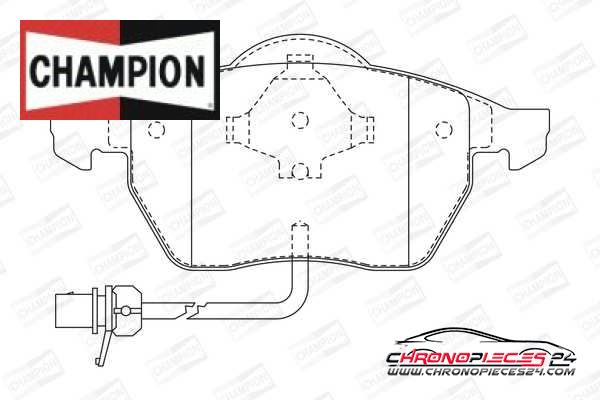 Achat de CHAMPION 573022CH Kit de plaquettes de frein, frein à disque pas chères