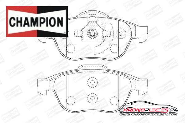 Achat de CHAMPION 573025CH Kit de plaquettes de frein, frein à disque pas chères