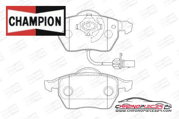 Achat de CHAMPION 573037CH Kit de plaquettes de frein, frein à disque pas chères